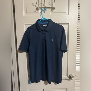 Mens Izod Polo Size Large Navy Blue